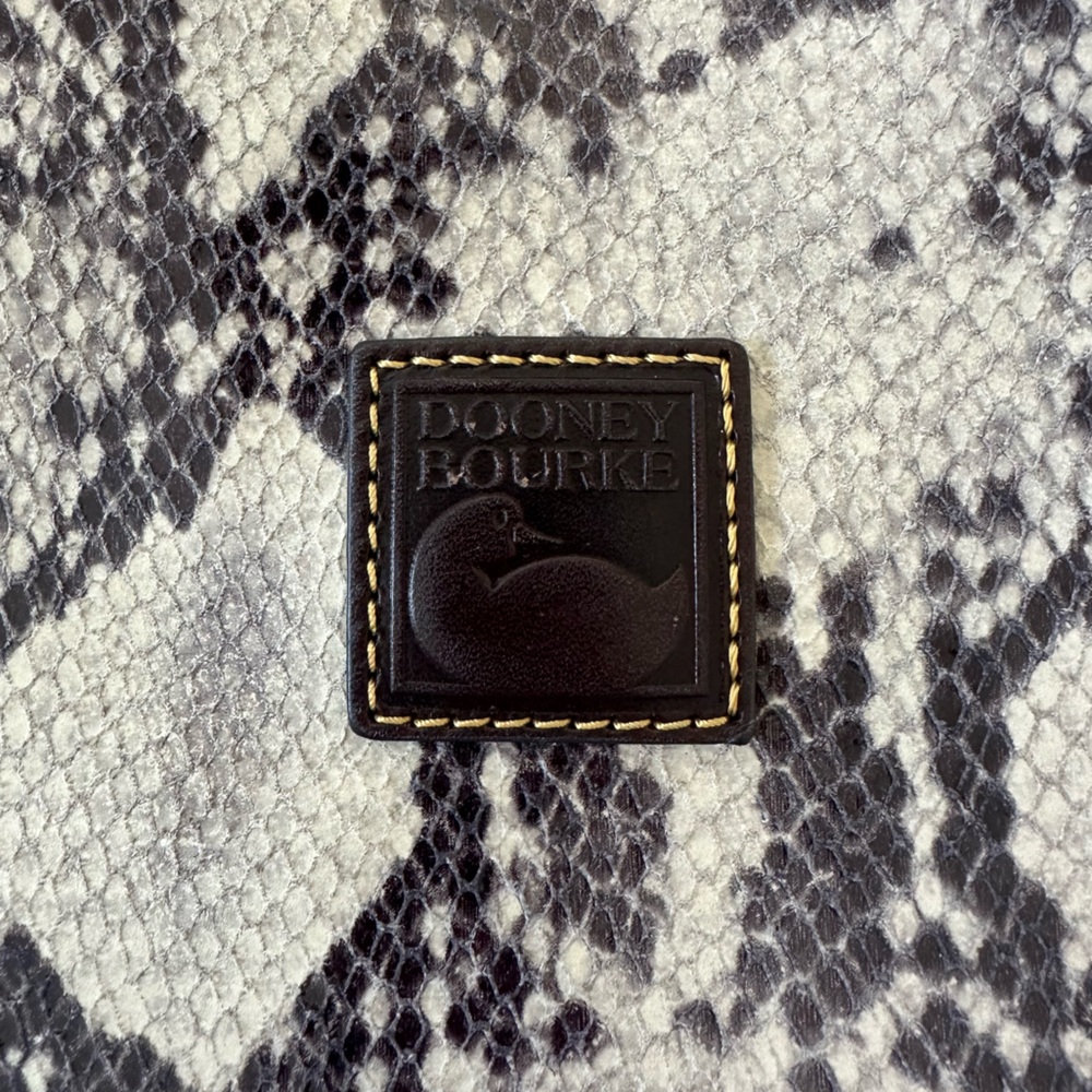 Dooney And Burke Python Sloane Hobo Shoulder Bag - image 6